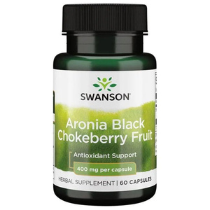 Swanson Aronia Black Chokeberry Fruit 400mg 60 Capsules