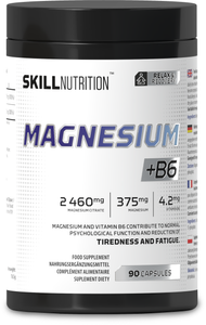 Skill Nutrition Magnesium + B6 Supplement for Nervous System Support 90 Capsules