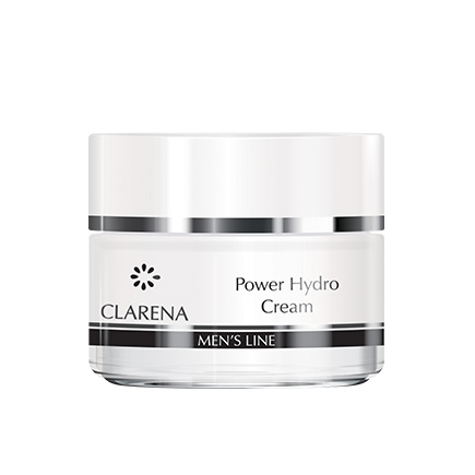 Clarena Mens Line Power Hydro Cream - Best Hydrating Moisturizer for Men 50ml