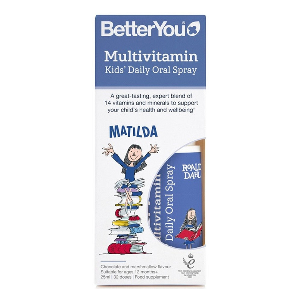 BetterYou Multivitamin Kids Spray doustny, Czekolada i pianka 25ml