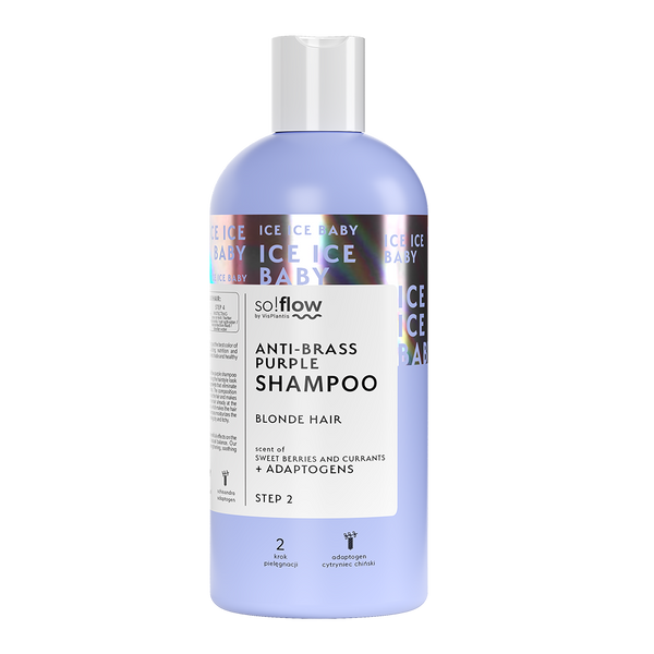 So!Flow Purple Cooling Shampoo with Yellow Tones for Blonde Hair 300ml