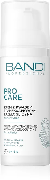 Bandi Professional Pro Care Cream with Tranexamic Acid and Azeloglycine for Vascular Skin 50ml