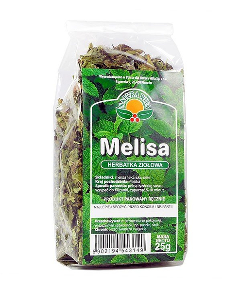 Natura Wita Herbatka Ziołowa Liść Melisy 25g