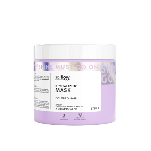 So! Flow Luxe Revitalizing Mask for Colored Hair with Plum & Blackberry Essence - 400ml