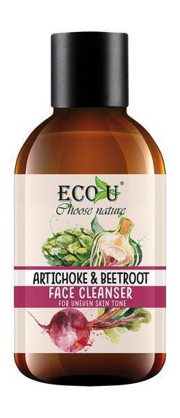 Eco U Beetroot and Artichoke Płyn do Mycia Twarzy z Witaminą C dla Nierównego Kolorytu Skóry 200ml