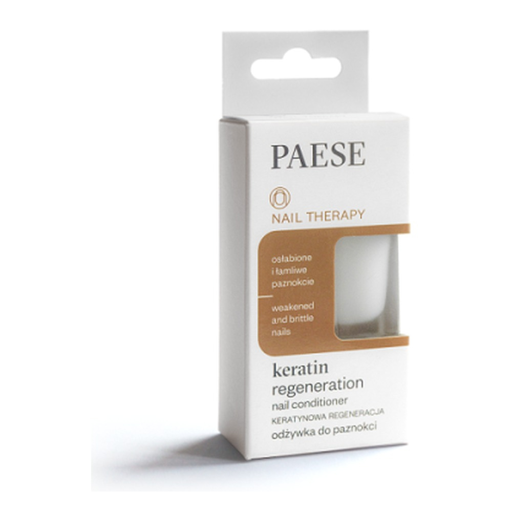 Paese Nail Therapy Keratin Regenerująca Odżywka do Osłabionych Paznokci 8ml
