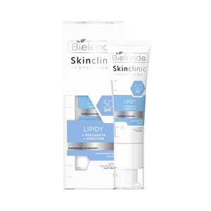 Bielenda Skin Clinic Professional Lipid UVA and UVB Barrier - Protective Cream SPF 50 for All Skin Types 40ml
