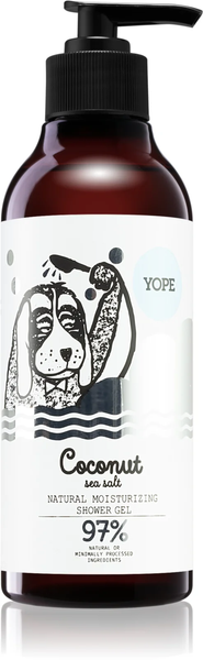 Yope Coconut and Sea Salt Moisturizing Shower Gel for Dry Skin 400ml