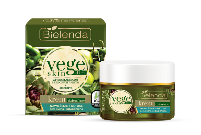 Bielenda Vege Skin Diet Moisturizing Face Cream for Dry and Sensitive Skin 50ml