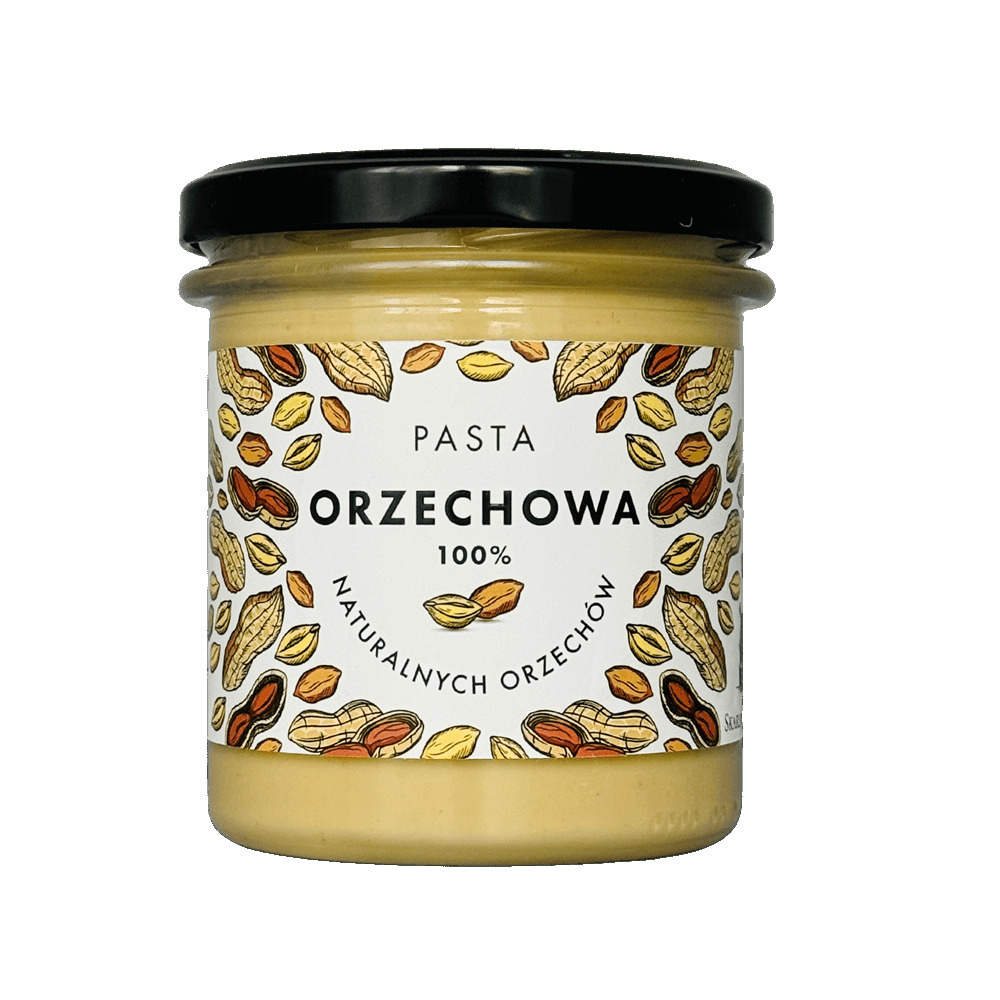Młyn Kopytowa Treasures of the Mill 100% Natural Peanut Butter Peanut Paste 300g