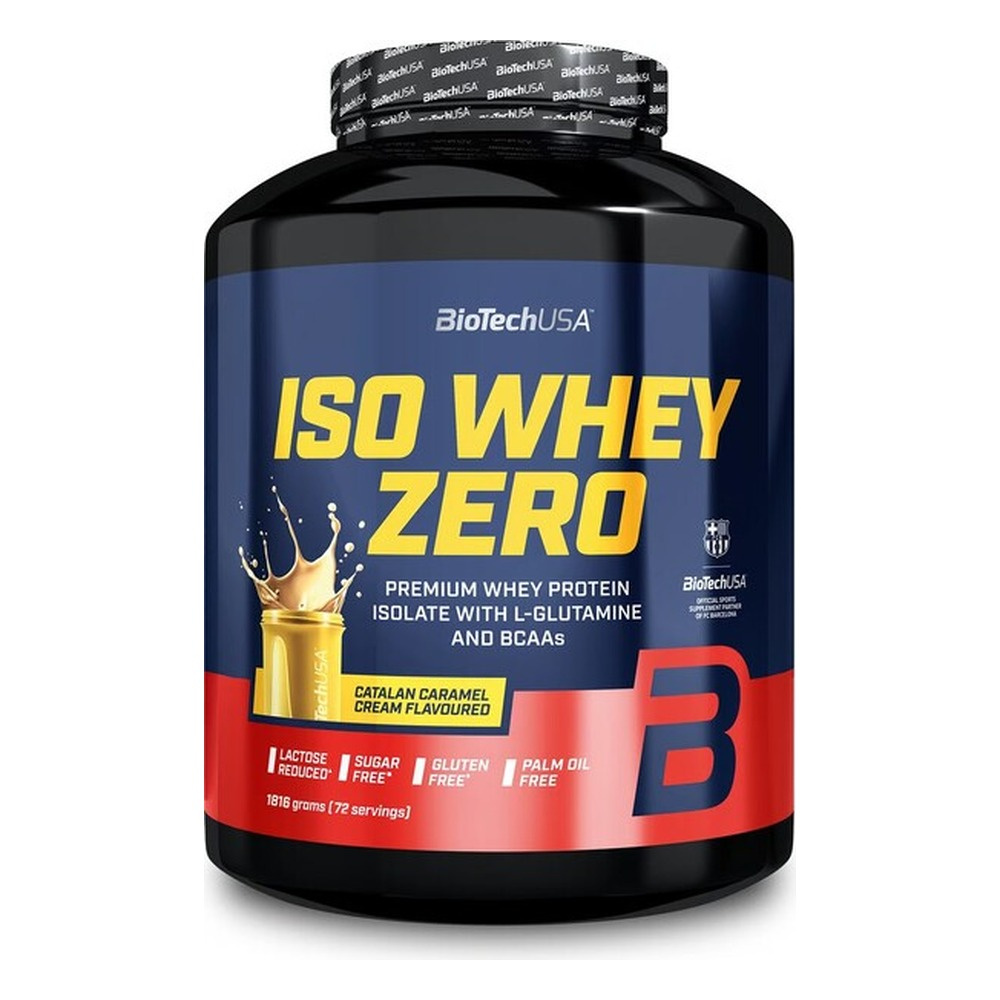 BioTechUSA Iso Whey Zero Izolat białka serwatkowego, Kataloński krem karmelowy 1816g