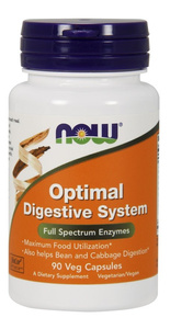 Now Foods Optimal Digestive System Wspomaga System Trawienny 90 Kapsułek