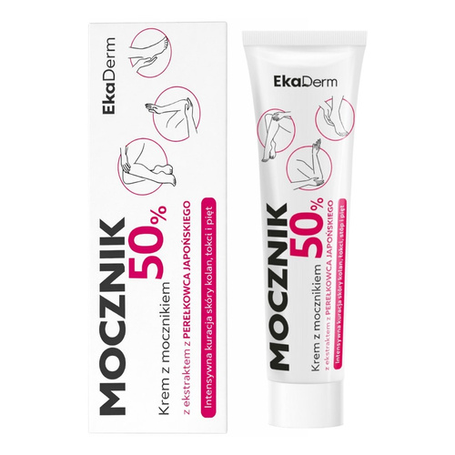 EkaMedica EkaDerm Krem z Mocznikiem 50% z Ekstraktem z Perełkowca Japońskiego 30ml