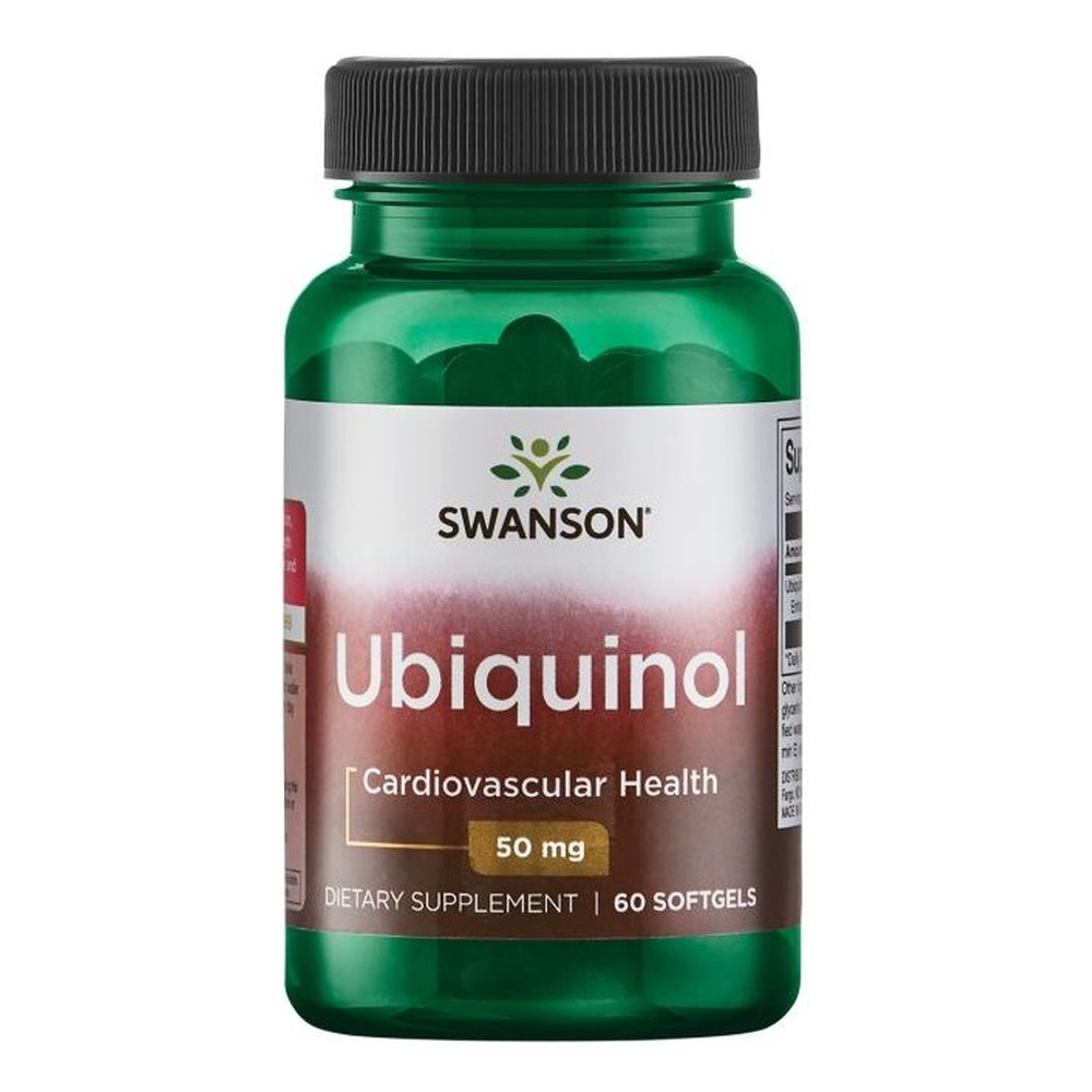 Swanson Ubiquinol 50mg Koenzym Q10 60 Kapsułek