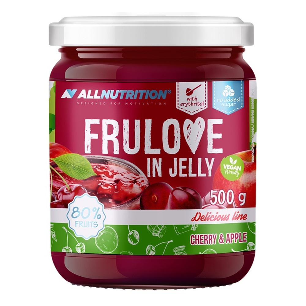 Allnutrition Delicious Line Frulove In Jelly Cherry & Apple Fruits in Gel 500g