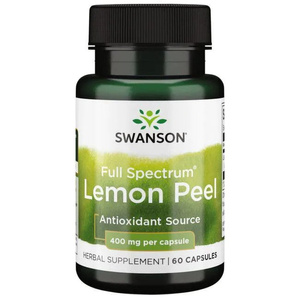 Swanson Full Spectrum Lemon Peel 400mg 60 Capsules