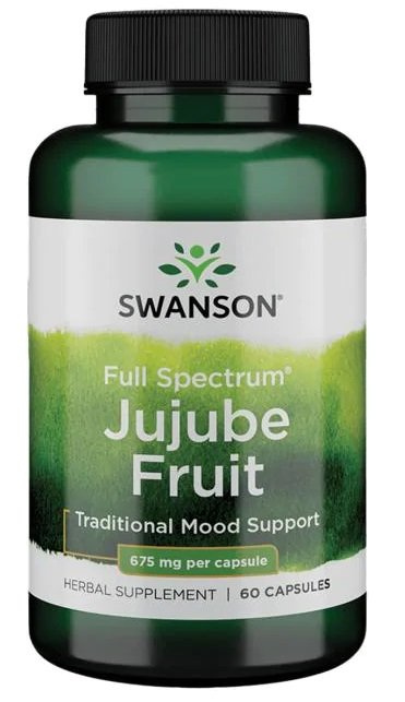 Swanson Full Spectrum Jujube Fruit 675mg 60 Capsules