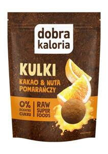 Dobra Kaloria Kulki Mocy Kakao i Nuta Pomarańczy 65g