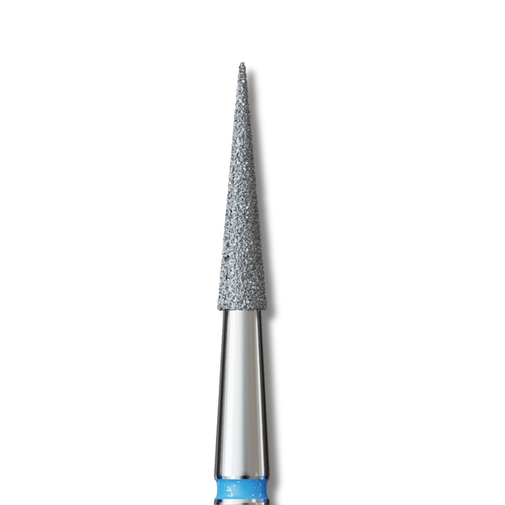 IQ Nails Diamond Nail Drill Bit Pointed Tip Shaped Medium Fine 1.8mm Proximal Plate Cuticle Removal 166.524.018 1 Piece