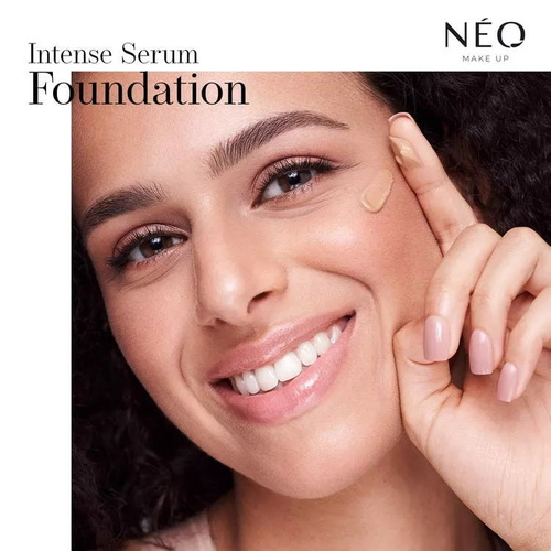 Neo Makeup Intense Serum SPF 30 Satynowy Podkład Nr 06 Caramel dla każdego Rodzaju Skóry 30ml
