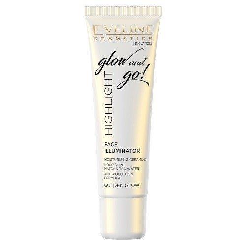 Eveline Glow and Go Highlighter in Cream for Face 02 Golden 30ml