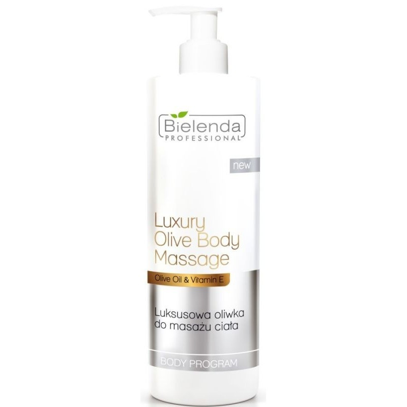 Bielenda Professional Luxury Olive Body Massage Oil & Vitamin E 500ml