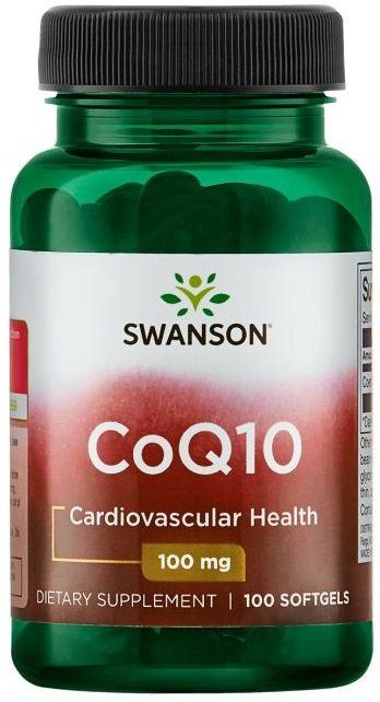 Swanson CoQ10 100mg Koenzym Q10 100 Kapsułek