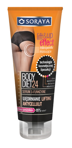 Soraya Body Diet24 Serum Ujędrnianie Lifting Antycellulit 200 ml