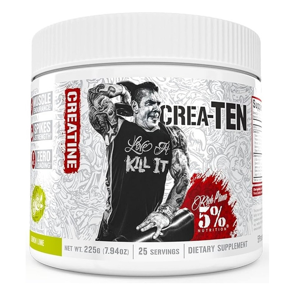 5% Nutrition Crea-TEN Legendary Series Mieszanka Kreatynowa w Proszku na Wzrost Mięśni i Siły 225g