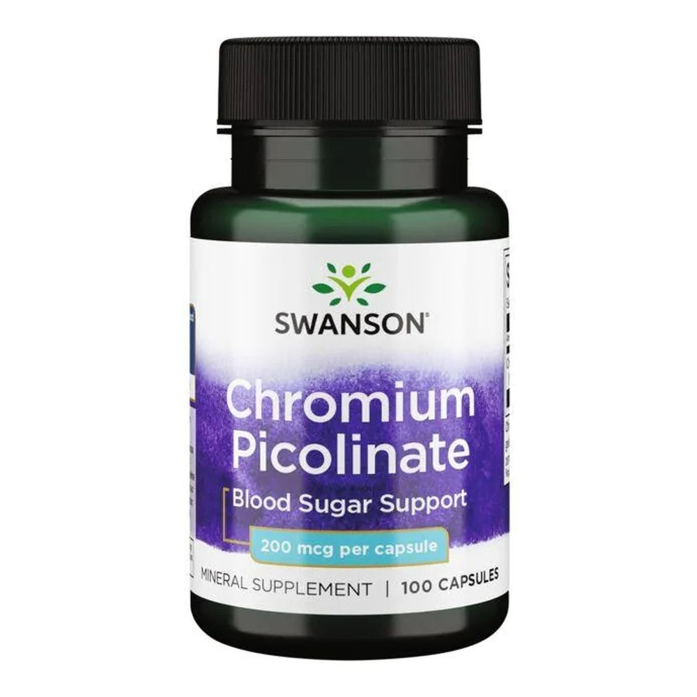 Swanson Chromium Picolinate 200mcg 100 Capsules