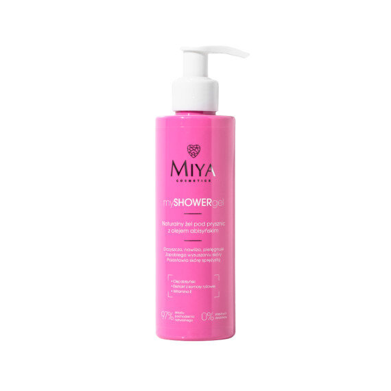 Miya mySHOWERgel Natural Shower Gel with Abyssinian Oil 190ml