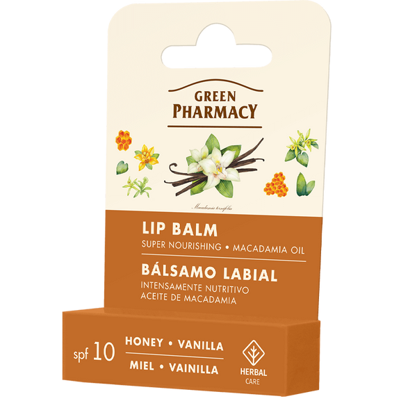 Green Pharmacy Moisturizing Lip Balm SPF10 Honey and Vanilla 3,6g
