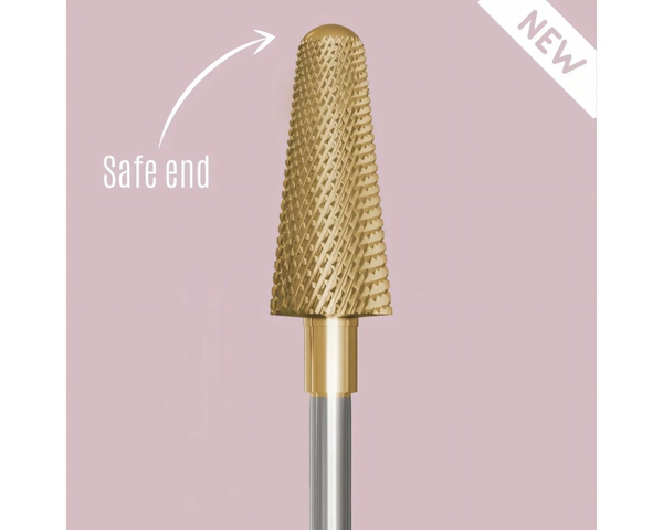 IQ Nails Tungsten Carbide Nail Drill Bit Cone Safe End Special Cross Cuts 6mm ZRN Coating 221XUF 060 1 Piece