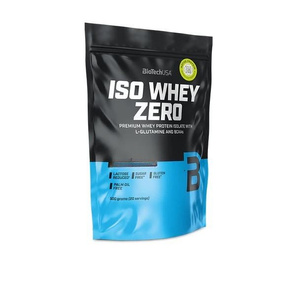 BioTechUSA Iso Whey Zero Izolat Białka Serwatkowego Na Budowę Masy Mięśniowej Biała Czekolada 500g