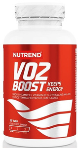 Nutrend VO2 Boost Suplement na Wydolność i Zwiększenie Pułapu Tlenowego dla Sportowców 60 Tabletek