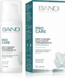Bandi Professional Pro Care Przeciwtrądzikowy Krem z Kwasem Salicylowym i Pirogronowym 50ml