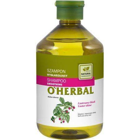 O’HERBAL Wygładzający  Szampon do  Włosów z Ekstraktem z Malin 500 ml