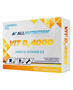 Allnutrition Vit D3 4000 IU For Immunity and Healthy Bones 60 Capsules