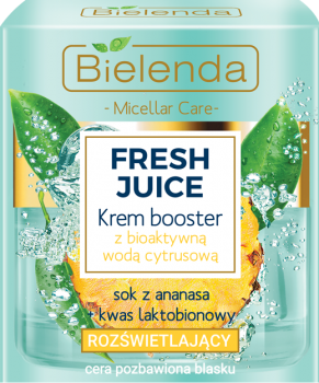 Bielenda Fresh Juice Illuminating Face Cream with Citrus Water Pineapple 50 ml