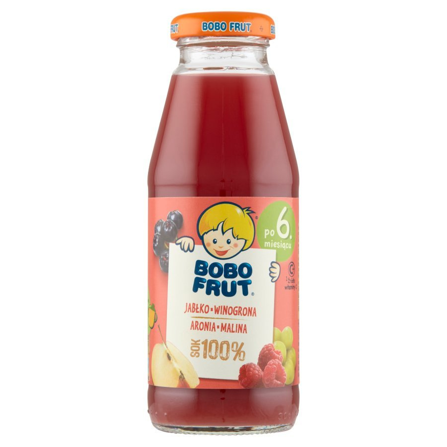 Bobo Frut Juice 100% Apple Grapes Aronia Raspberry after 6 Months 300ml