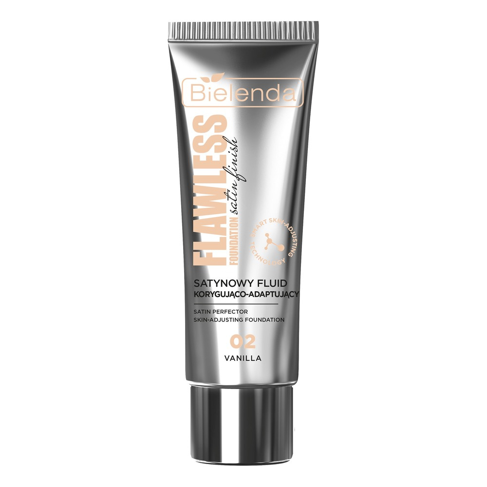 Bielenda Flawless Foundation Satin Correcting and Adapting Fluid 02 Vanilla 30g