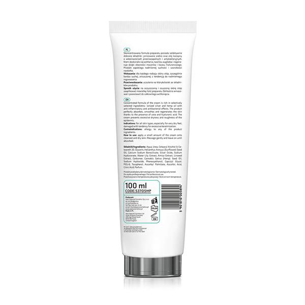 Apis Professional Api Podo Regenerating and Hydrating Feet Cream with 20% Urea and Ionized Silver 100ml