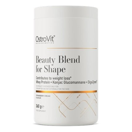 OstroVit Beauty Blend for Shape, Strawberry Cream - 360g