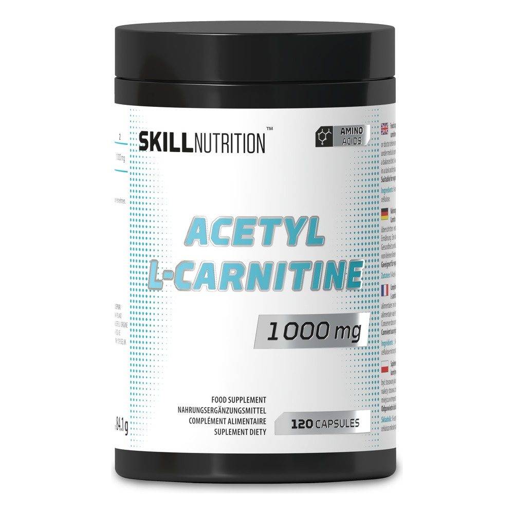 Skill Nutrition Acetyl L-Carnitine 1000mg 120 Vegan Capsules