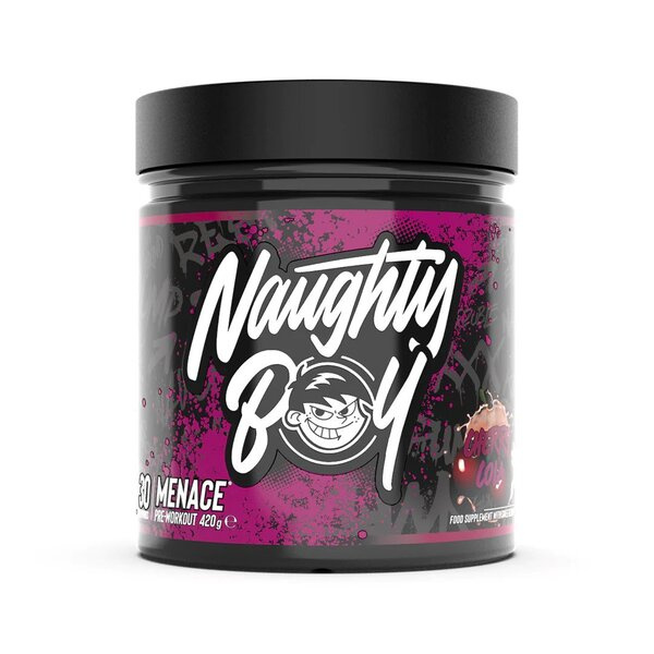 Naughty Boy Menace Cherry Cola Pre-Workout for Energy and Pump 420g