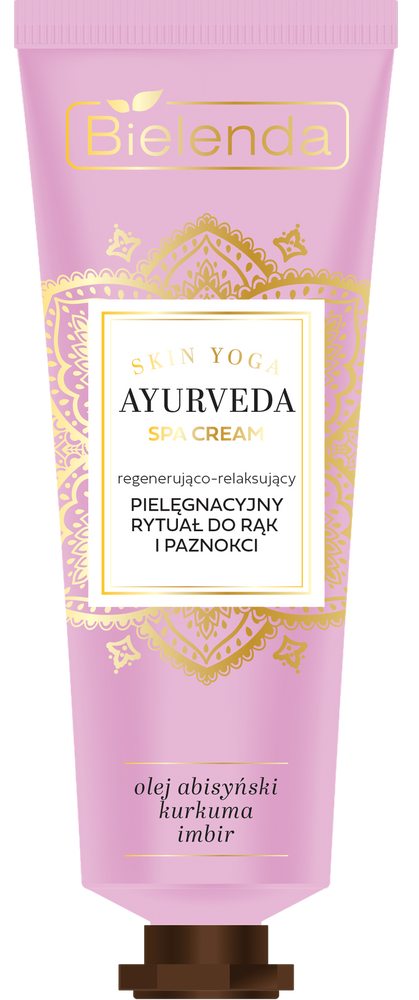 Bielenda Ayurveda Skin Yoga SPA Cream Regenerująco - Relaksujący Rytuał Pelęgnacyjny do Rąk i Paznokci 50ml