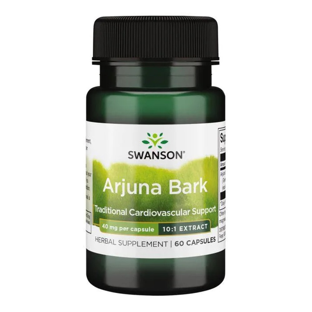 Swanson Arjuna Bark 10:1 Extract 40mg 60 Capsules