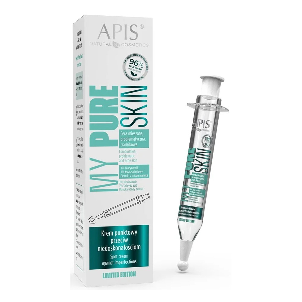 Apis My Pure Skin Krem Punktowy Przeciw Niedoskonałościom 10ml