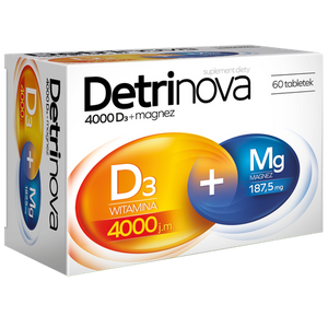 Detrinova 4000 D3 + Magnesium 60 Tablets