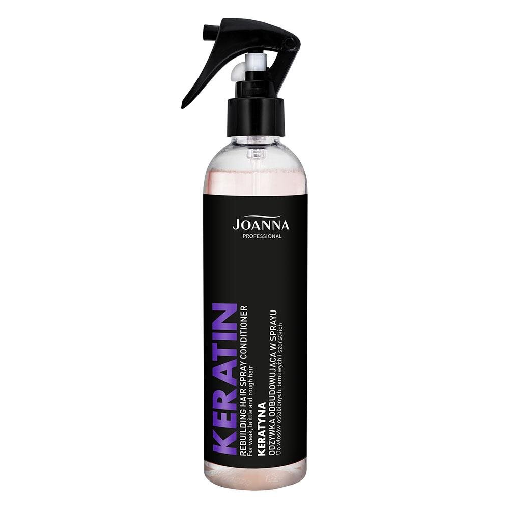 Joanna Professional Keratin Odżywka Odbudowująca w Sprayu dla Włosów Łamliwych i Szorstkich 300ml 